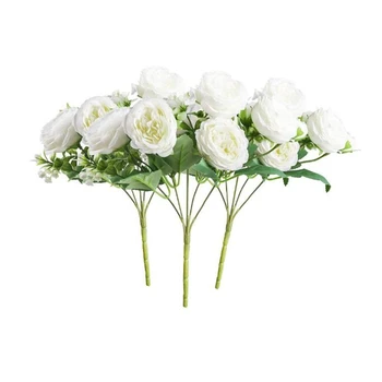5 Heads Persian Rose Artificial Flowers Artificial Rose Flower Bouquets for Family Wedding Banquet Decoration 3Pcs
5 Heads Persian Rose Artificial Flowers Artificial Rose Flower Bouquets for Family Wedding Banquet Decoration 3Pcs
