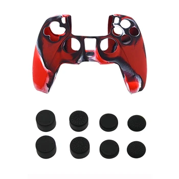 Thumbstick Joystick Grip Camouflage Silicone Case Cover Skin For PS5 Controller R9CB
Thumbstick Joystick Grip Camouflage Silicone Case Cover Skin For PS5 Controller R9CB