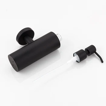 New Liquid Hand Soap Dispenser Stainless Steel Wall Mounted Black Simple Bathroom Hardware Screw Fixation 
New Liquid Hand Soap Dispenser Stainless Steel Wall Mounted Black Simple Bathroom Hardware Screw Fixation