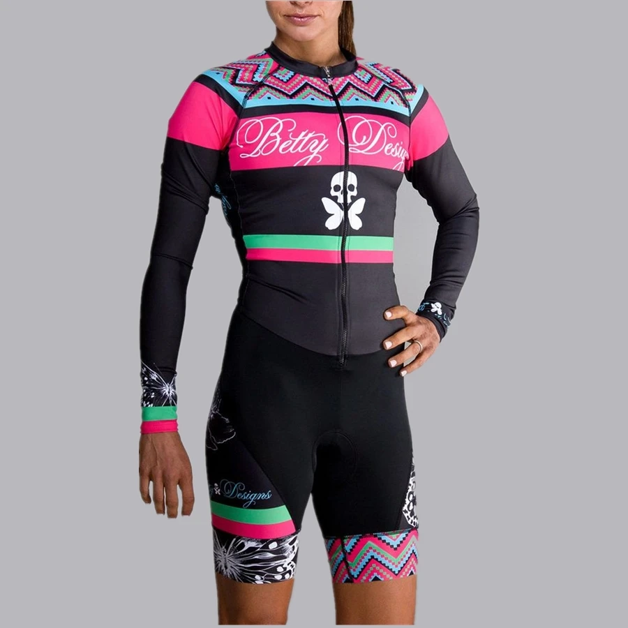 2019 betty women's cycling Long sleeve skinsuit ropa ciclismo uniforme bicicleta triathlon run speedsuit swimwea mtb jersey
2019 betty women's cycling Long sleeve skinsuit ropa ciclismo uniforme bicicleta triathlon run speedsuit swimwea mtb jersey
