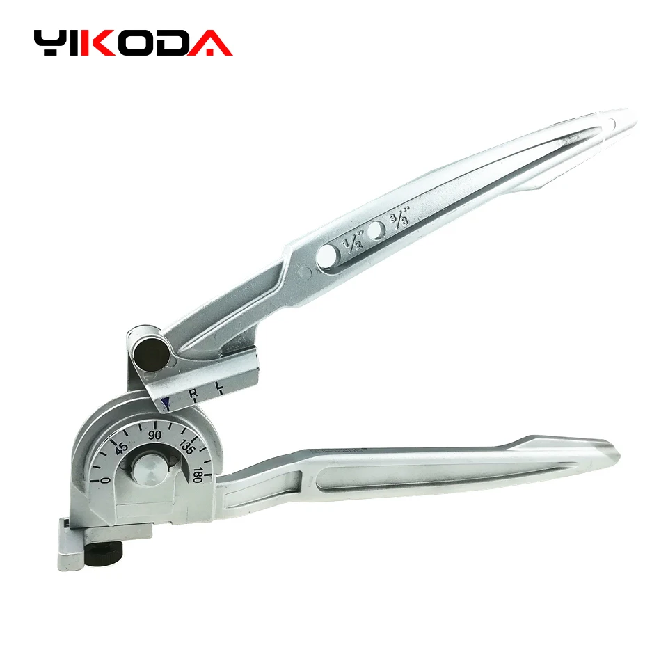 Фото YIKODA 1/2" 3/8" Pipe Bender 0-180 Degrees 2 In 1 Inch Manual Machine Tools Applicable Copper And Aluminum Tube Etc.  | Bending Machinery (1005003356246993)