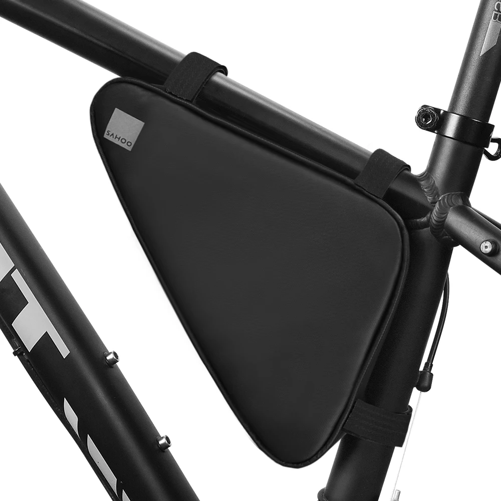 

Сумка на велосипедную раму SAHOO, водонепроницаемая треугольная велосипедная сумка для телефона, держатель для рамы, аксессуары для велоспорта