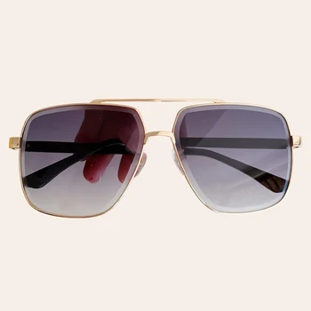 

Fashion Luxurious Metal Square Frame Ladies Sun Glasses Famous Brand Sunglasses okulary przeciwsłoneczne