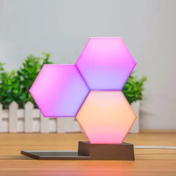 DIY Quantum Lights Creative Geometry Assembly Smart APP Control Home LED Night Light Work With Smart Lamp Hexagons Creative Deco
DIY Quantum Lights Creative Geometry Assembly Smart APP Control Home LED Night Light Work With Smart Lamp Hexagons Creative Deco