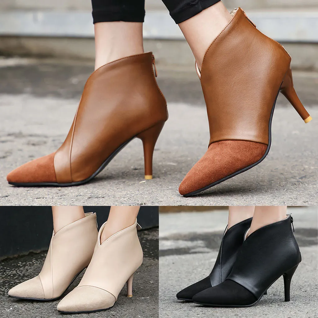 Hot Women shoes Winter Autumn Casual Women High Heels Pumps Warm Ankle boots Women Botas Shoes Mujer Zapatos
Hot Women shoes Winter Autumn Casual Women High Heels Pumps Warm Ankle boots Women Botas Shoes Mujer Zapatos