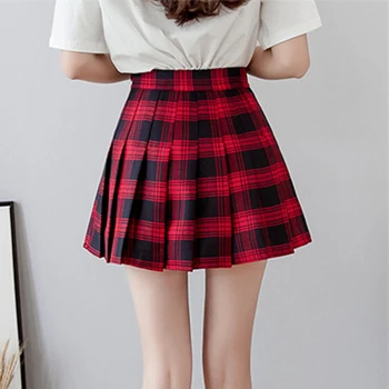 Harajuku tartan solid color ladies skirt sexy plaid fashion mini skirts high waist pleated Falda 2020 new
Harajuku tartan solid color ladies skirt sexy plaid fashion mini skirts high waist pleated Falda 2020 new