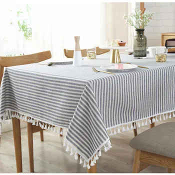 Table Cloth Japanese Style Simple Striped Tablecloth Plain Striped Tassel Tablecloth Cotton and Linen Tea Tablecloth
Table Cloth Japanese Style Simple Striped Tablecloth Plain Striped Tassel Tablecloth Cotton and Linen Tea Tablecloth
