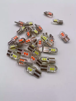 The new silicone housing decodes the T10 automotive wide light W5W license plate lamp COB instrument lamp
The new silicone housing decodes the T10 automotive wide light W5W license plate lamp COB instrument lamp