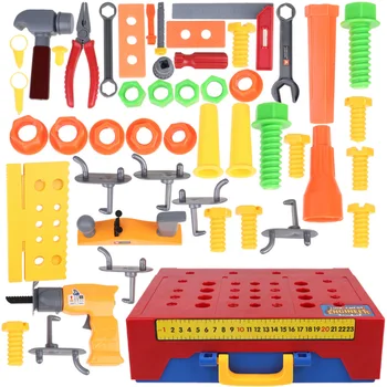 1Pc Tool Box Simulation Tool Box Plaything for Education Tool Box with Electric Drill (Blue) 
1Pc Tool Box Simulation Tool Box Plaything for Education Tool Box with Electric Drill (Blue)