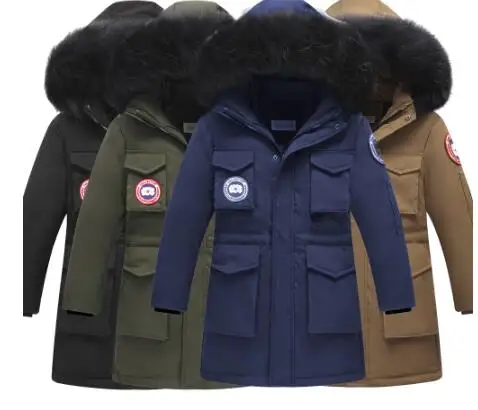 -30 Degree 2019 Kids Thick Warm Duck Down Jackets Coat Winter Boy clothes Children parka real Fur Long Hooded Outerwear snowsui 
-30 Degree 2019 Kids Thick Warm Duck Down Jackets Coat Winter Boy clothes Children parka real Fur Long Hooded Outerwear snowsui