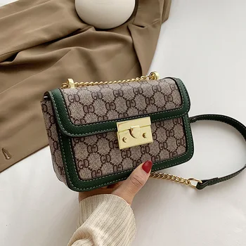 Women's Bags 2020 Fall New Simple Fashion Messenger Bag Printed Chain Small Square Bag Textured Shoulder Bag 
Women's Bags 2020 Fall New Simple Fashion Messenger Bag Printed Chain Small Square Bag Textured Shoulder Bag