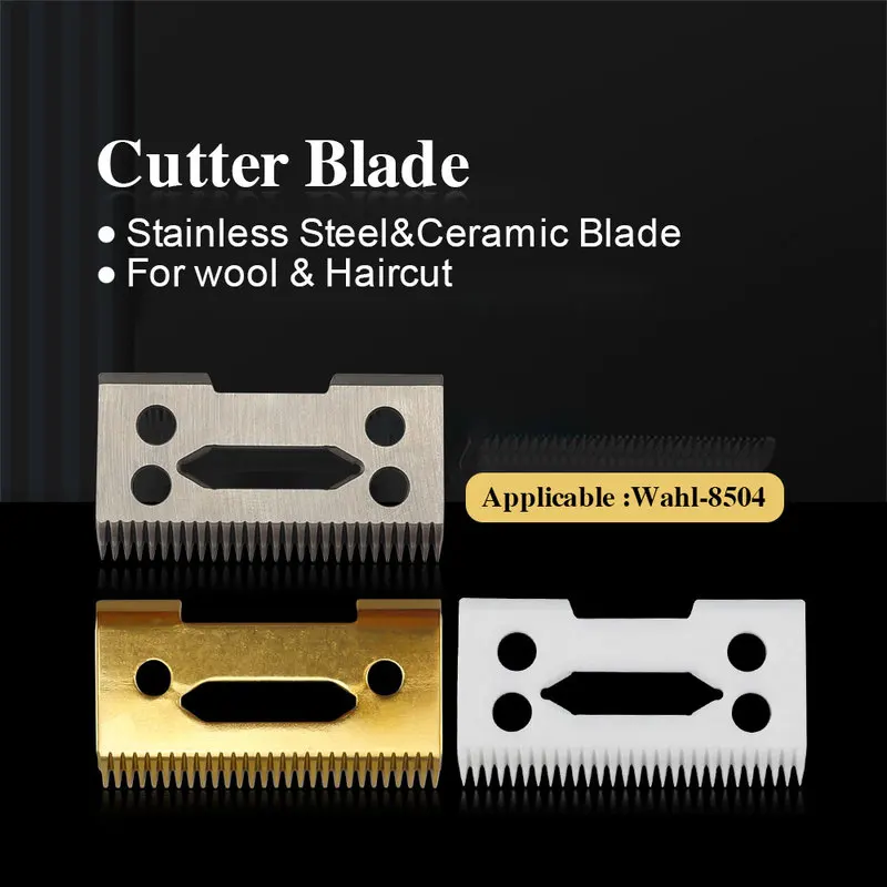 Pro Clipper Replacement Hight Quality Stainless Steel &Ceramic Blade Accessories Push Cutter Blade Hair Trimmer for Wahl-8504
Pro Clipper Replacement Hight Quality Stainless Steel &Ceramic Blade Accessories Push Cutter Blade Hair Trimmer for Wahl-8504