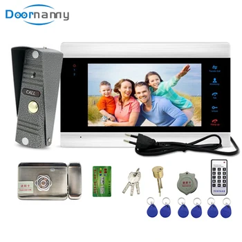 Doornanny Video Intercom System For Home Apartment With Electric Lock Kit 1200TVL Video Doorbell Camera Peephole Access Control
Doornanny Video Intercom System For Home Apartment With Electric Lock Kit 1200TVL Video Doorbell Camera Peephole Access Control