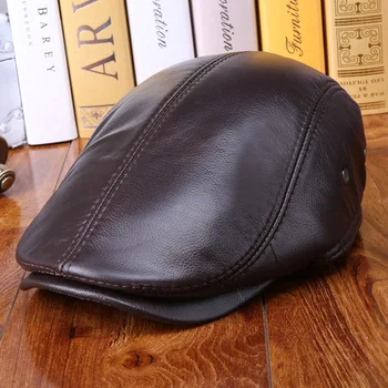 100% Genuine Leather Skin hat cowhide advance hats during the winter to keep warm earmuffs men leather beret
100% Genuine Leather Skin hat cowhide advance hats during the winter to keep warm earmuffs men leather beret