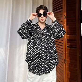 New Male Vintage Fashion Streetstyle Hip Hop Dress Shirt Men Spring Summer New Star Print Long Sleeve Casual Shirt 
New Male Vintage Fashion Streetstyle Hip Hop Dress Shirt Men Spring Summer New Star Print Long Sleeve Casual Shirt