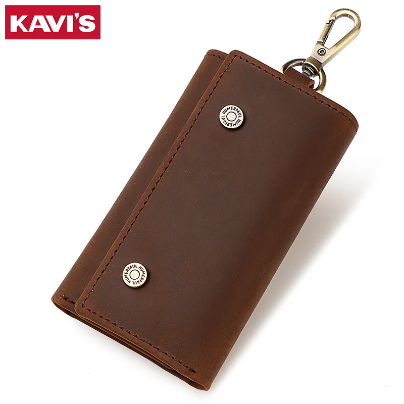 KAVIS Brand Genuine Leather Keychain Men Key Holder Organizer Pouch Cow Split Car Key Wallet Housekeeper Mini Bag HOT 2020
KAVIS Brand Genuine Leather Keychain Men Key Holder Organizer Pouch Cow Split Car Key Wallet Housekeeper Mini Bag HOT 2020