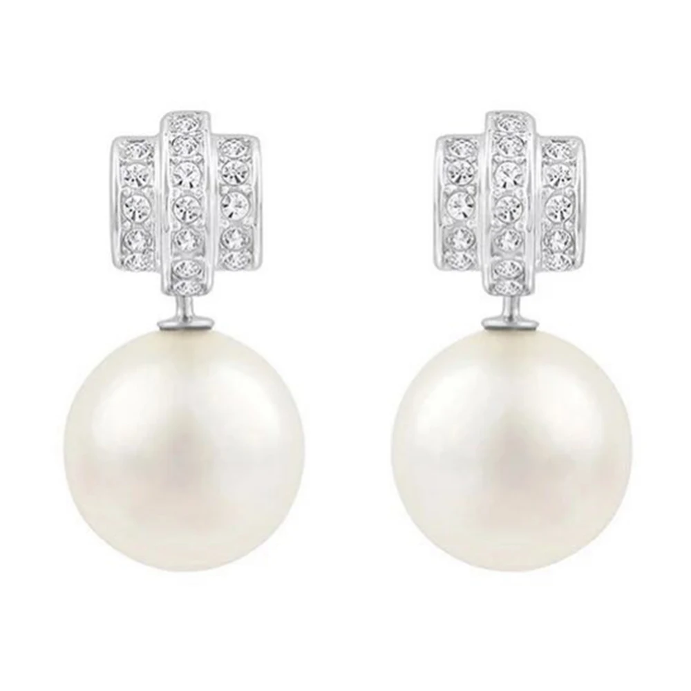 2018 New Charm Geometric Round White Pearl Fashion Earrings Simple Temperament Ladies Earrings Dance Party Anniversary
2018 New Charm Geometric Round White Pearl Fashion Earrings Simple Temperament Ladies Earrings Dance Party Anniversary