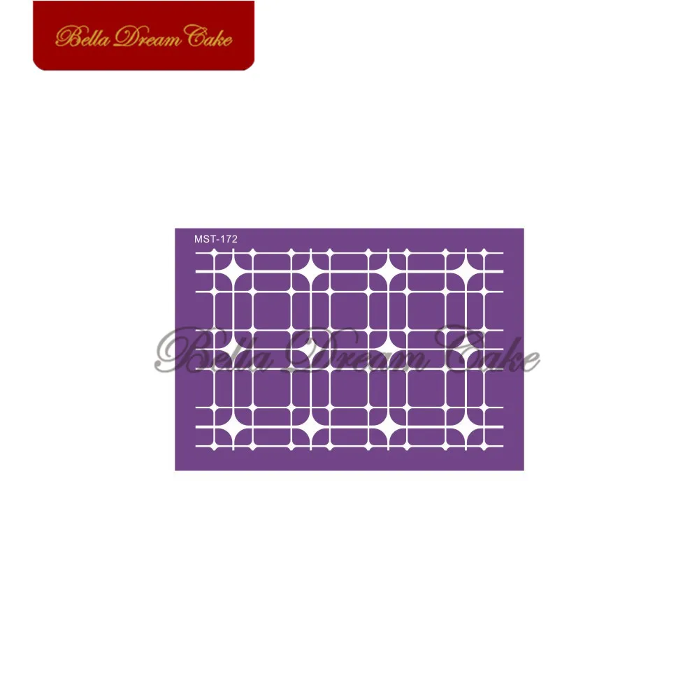 Square Lattice Mesh Stencil Fondant Royal Cream Cake Stencil Template for Wedding Fabric Cake Mould Cake Decorating Tool Bakewar 
Square Lattice Mesh Stencil Fondant Royal Cream Cake Stencil Template for Wedding Fabric Cake Mould Cake Decorating Tool Bakewar