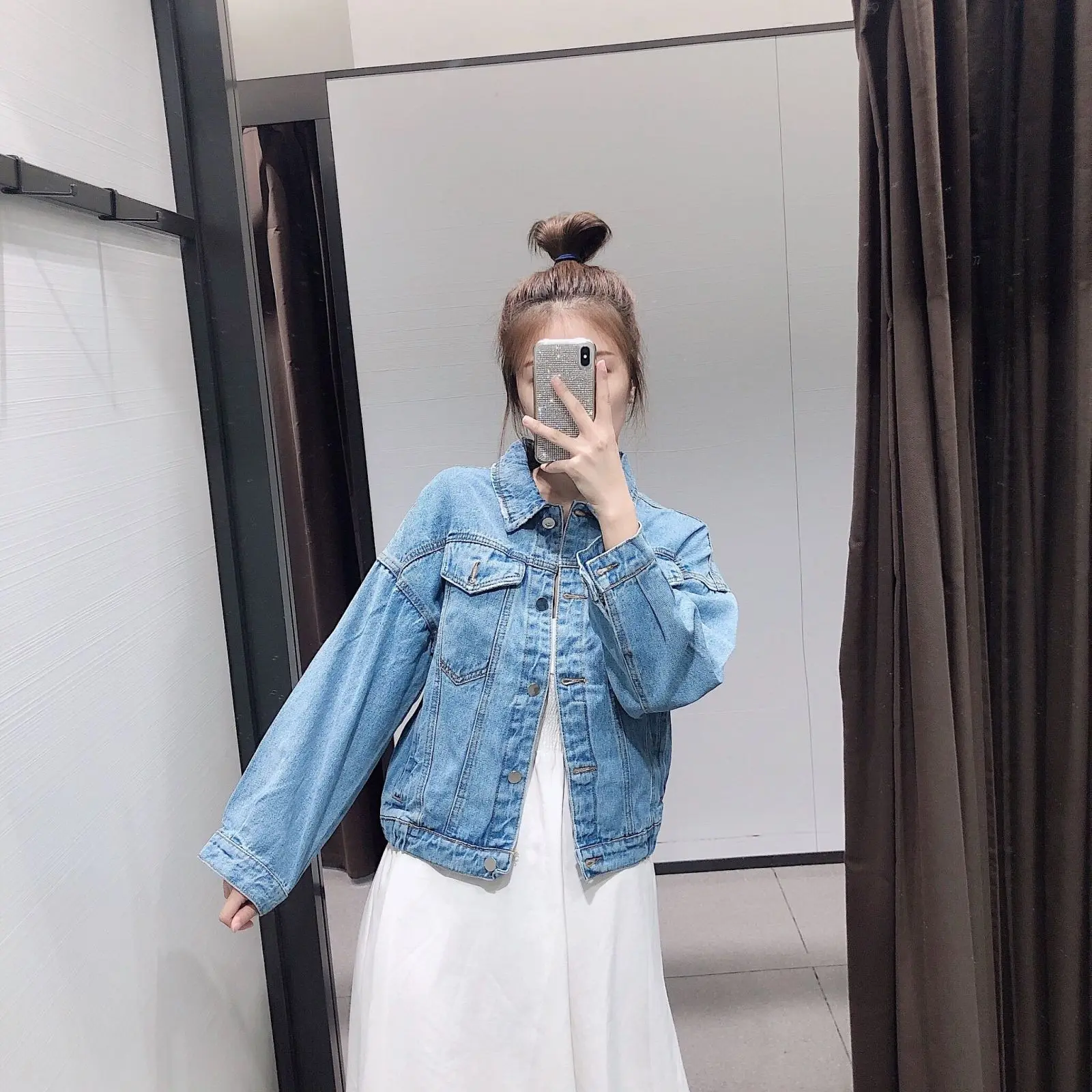 2019 Autumn New Style Jeans Coat Women's Western Style Loose-Fit BF Retro Washing Waist Hugging Jacket
2019 Autumn New Style Jeans Coat Women's Western Style Loose-Fit BF Retro Washing Waist Hugging Jacket