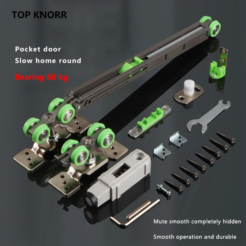 TOPKNORR шкив для раздвижных дверей рельсовый двухсторонний буферный амортизатор