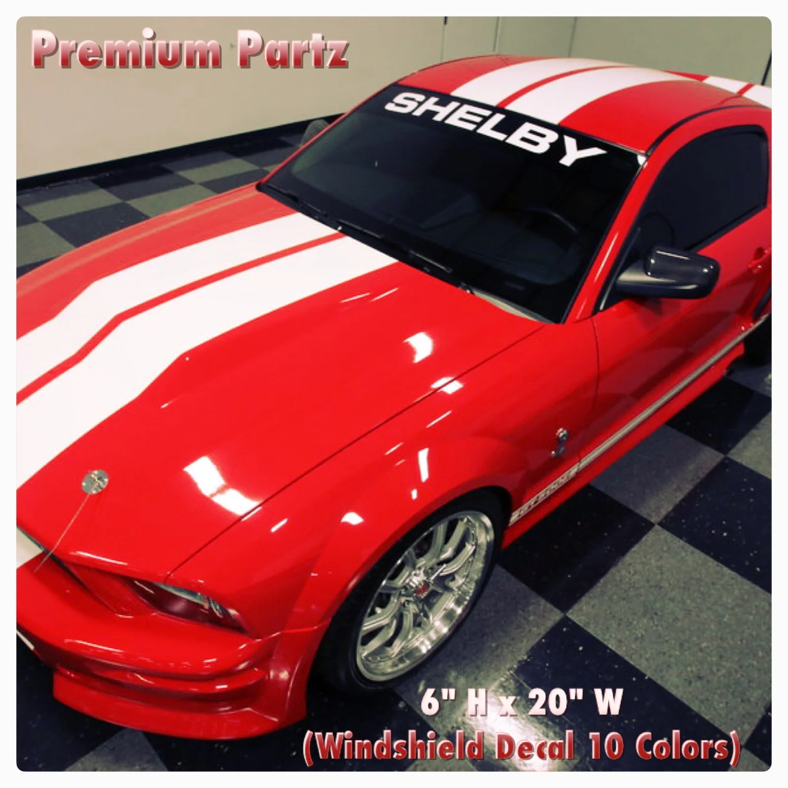 Для 36 "широкого Ford Mustang Shelby Cobra SVT Body наклейка на ветровое стекло Новый 1 шт. 10