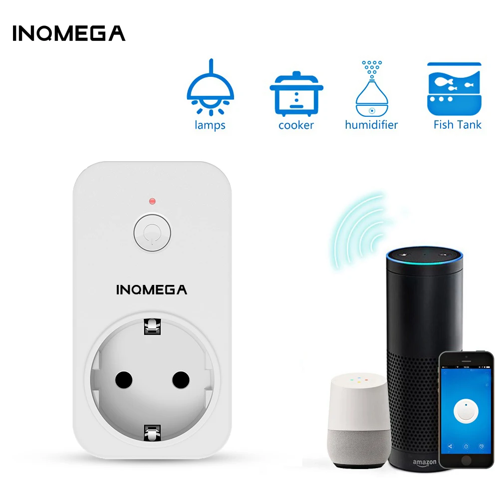 INQMEGA Smart WiFi Security Socket Multi-functional Home Automation Smart Remote Wireless APP Remote Control
INQMEGA Smart WiFi Security Socket Multi-functional Home Automation Smart Remote Wireless APP Remote Control
