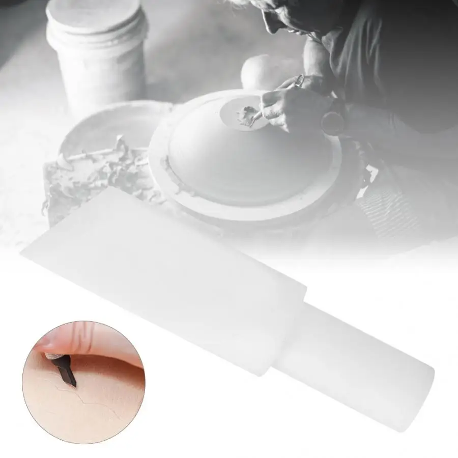 Description Picture 4 of itemCeramic Leather Swivel Blade Oblique 8mm Knife White Leather Craft Tool Rotate Carving Blade Carving Knife Cut Leathercraft