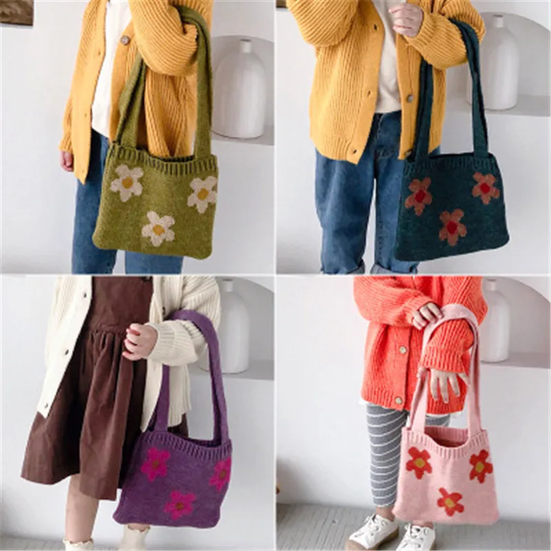 Children Kids Autumn Winter Mini Small Bag Cute Wool Knitted Braid Flower Solid Coin Purse Fashion Accessories Gifts Wholesale
Children Kids Autumn Winter Mini Small Bag Cute Wool Knitted Braid Flower Solid Coin Purse Fashion Accessories Gifts Wholesale