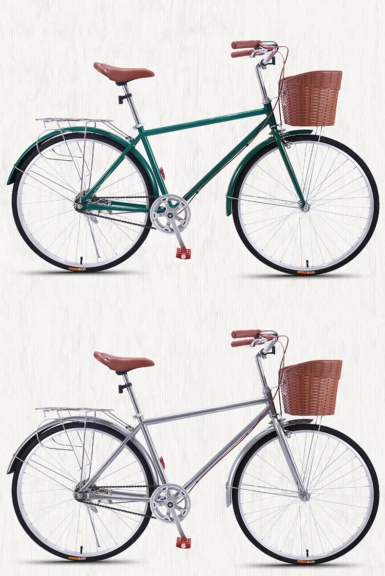 Clearance Road Bike 26 inch Retro Variable Speed Light Bicycle Commuter Vintage Adult Student Men And Women Selling 18
