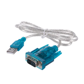 

USB to RS232 Serial Port 9 Pin Cable Serial Port USB Wire With CD For Win98, 98SE, Me, 2000, XP, Mac OS8.6, Win7-32 bit