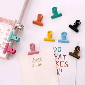 1PC multi-function Binder clips Mini Metal Elliot Folder Clips Notes Letter Paper Clip school Students Office Supplies colorful
1PC multi-function Binder clips Mini Metal Elliot Folder Clips Notes Letter Paper Clip school Students Office Supplies colorful