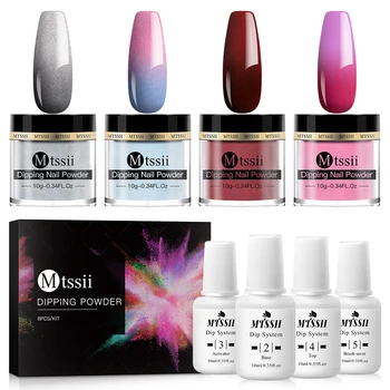 Mtssii Thermal Color Changing Dipping Nail Powder Kit Temperature Change Acrylic Dust Pigment DIY Nail Art Set
Mtssii Thermal Color Changing Dipping Nail Powder Kit Temperature Change Acrylic Dust Pigment DIY Nail Art Set