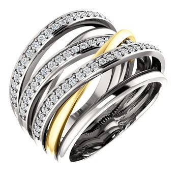 Huitan Hyperbole Two Cross Interested Women Ring Gold Diagonal Daily Accessories Versatile Ring Nice Anniversary Birthday Gifts
Huitan Hyperbole Two Cross Interested Women Ring Gold Diagonal Daily Accessories Versatile Ring Nice Anniversary Birthday Gifts