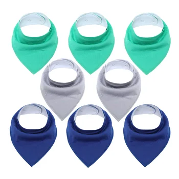 8Pcs Baby Saliva Towel Baby Bib Infant Triangular Scarf Lunch Feeding Bibs 
8Pcs Baby Saliva Towel Baby Bib Infant Triangular Scarf Lunch Feeding Bibs