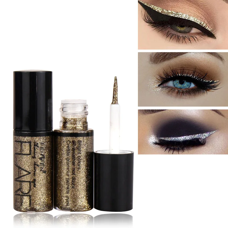 Professional New Shiny Eye Liners Cosmetics for Women Pigment Silver Rose Gold Color Liquid Glitter Eyeliner Eyes Makeup Beauty
Professional New Shiny Eye Liners Cosmetics for Women Pigment Silver Rose Gold Color Liquid Glitter Eyeliner Eyes Makeup Beauty