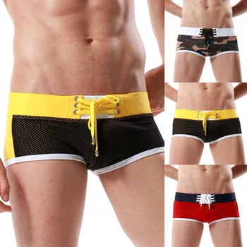 2019 new men's nylon strap low waist hit color sexy boxer shorts underwear shorts boyshort men's swimsuit 11.15
2019 new men's nylon strap low waist hit color sexy boxer shorts underwear shorts boyshort men's swimsuit 11.15