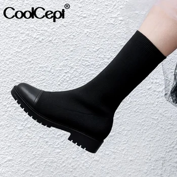 CoolCept Women Short Boots Fashion Flats Winter Shoes Woman Warm Stretch Boot Casual Daily Lady Office Footwear Size 34-39
CoolCept Women Short Boots Fashion Flats Winter Shoes Woman Warm Stretch Boot Casual Daily Lady Office Footwear Size 34-39