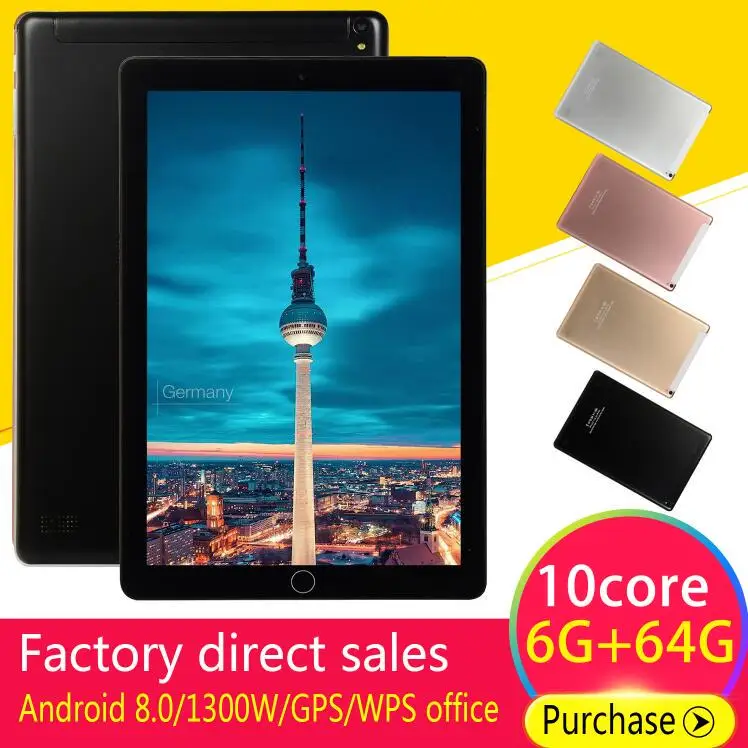 Android Tablet 10 inch Quad Core 8GB+128GB Tablet PC With Phone Call Tablet Support OEM Customized Brand
Android Tablet 10 inch Quad Core 8GB+128GB Tablet PC With Phone Call Tablet Support OEM Customized Brand