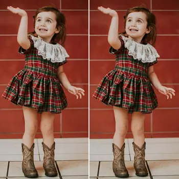 US Christmas Toddler Kid Baby Girl 12M-4T Xmas Festival Flared Party Pliad Swing Dress 
US Christmas Toddler Kid Baby Girl 12M-4T Xmas Festival Flared Party Pliad Swing Dress
