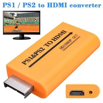 PS1 / PS2 to HDMI Converter Adapter HD 1080P Audio Video Converter Adapter with 3.5mm Audio Output Convert HDMI Display Mode
PS1 / PS2 to HDMI Converter Adapter HD 1080P Audio Video Converter Adapter with 3.5mm Audio Output Convert HDMI Display Mode