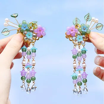 JINJIAN Ancient headwear hair accessories tassel step shake to clip antique daily clip to clip super fairy hair clasp girl
JINJIAN Ancient headwear hair accessories tassel step shake to clip antique daily clip to clip super fairy hair clasp girl