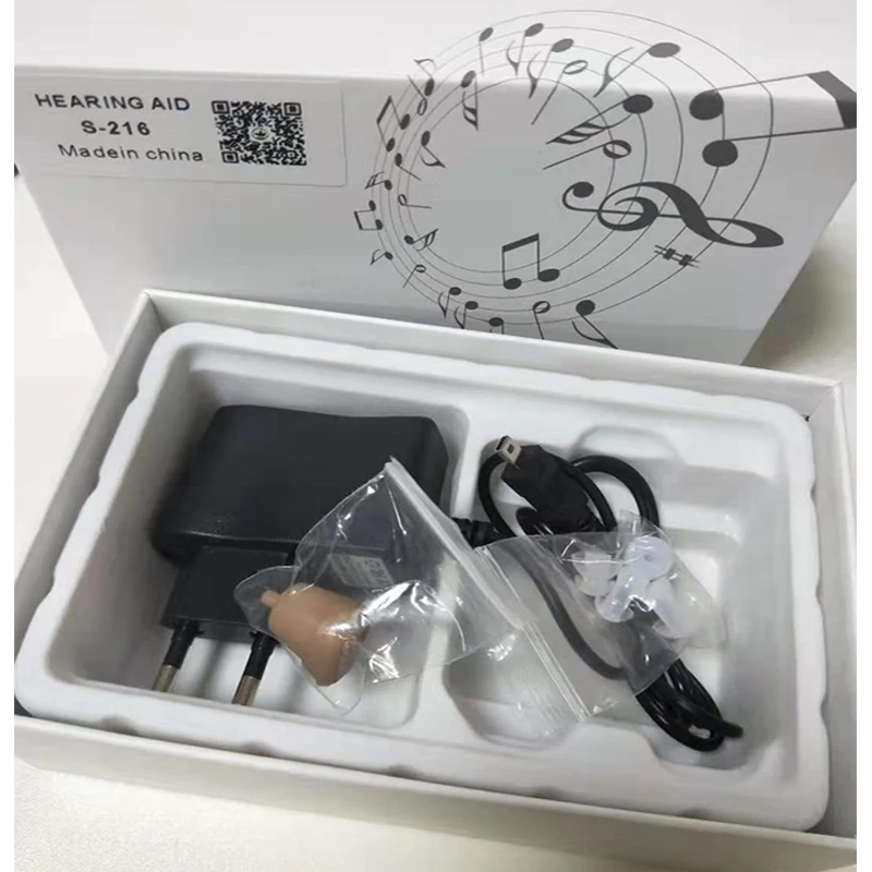 Plastic Super Mini Adjustable Hearing Aids Ear Sound Amplifier Volume Tone Hook In Ear Care Listen Hearing Aid S-216
Plastic Super Mini Adjustable Hearing Aids Ear Sound Amplifier Volume Tone Hook In Ear Care Listen Hearing Aid S-216