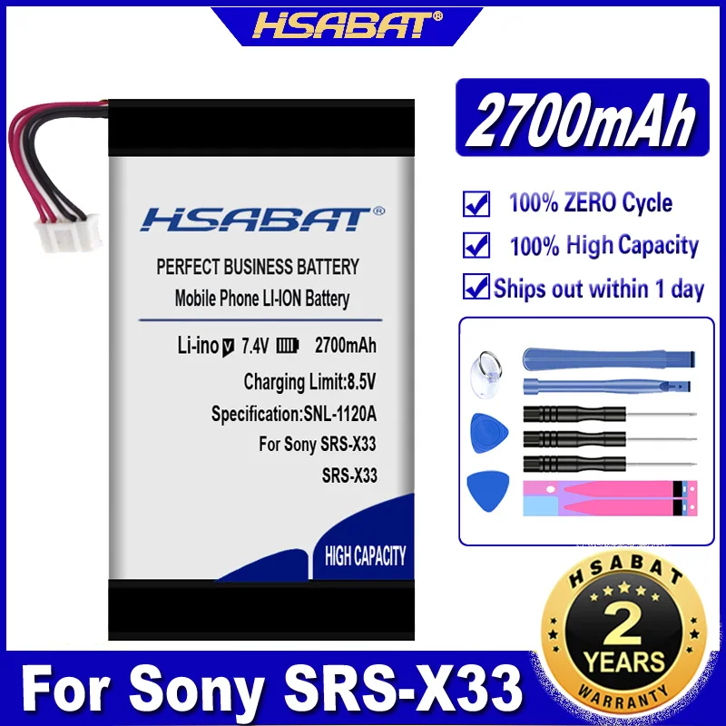 HSABAT ST-03 2700mAh Battery for Sony SRS-X33 Batteries HSABAT ST-03 2700mAh Battery for Sony SRS-X33 Batteries
