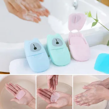 50pcs Mini Travel Soap Paper Sheets Disposable Hand Washing Bath Scented Slice with Box for Travel Outdoor Camping Hiking
50pcs Mini Travel Soap Paper Sheets Disposable Hand Washing Bath Scented Slice with Box for Travel Outdoor Camping Hiking