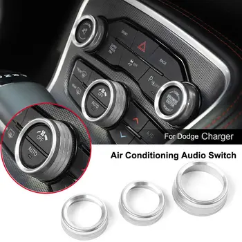 3pcs AC Radio Heater Climate Control Switch Knob Trim Ring Covers Kit For Dodge Charger 15-19 Car Replacement Part Accessory
3pcs AC Radio Heater Climate Control Switch Knob Trim Ring Covers Kit For Dodge Charger 15-19 Car Replacement Part Accessory