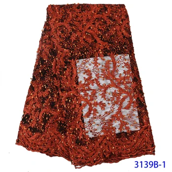 African Sequence Fabric Embroidery French Tulle Mesh Lace Fabric With Sequins Lace Fabric For Nigerian Mesh Net Lace GD3139B-1 
African Sequence Fabric Embroidery French Tulle Mesh Lace Fabric With Sequins Lace Fabric For Nigerian Mesh Net Lace GD3139B-1
