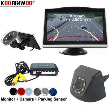 Koorinwoo Intelligent Parktronic Car Parking Sensors Dynamic trajectory Car Reverse camera Lights LCD Screen Monitor Buzzer Kit
Koorinwoo Intelligent Parktronic Car Parking Sensors Dynamic trajectory Car Reverse camera Lights LCD Screen Monitor Buzzer Kit