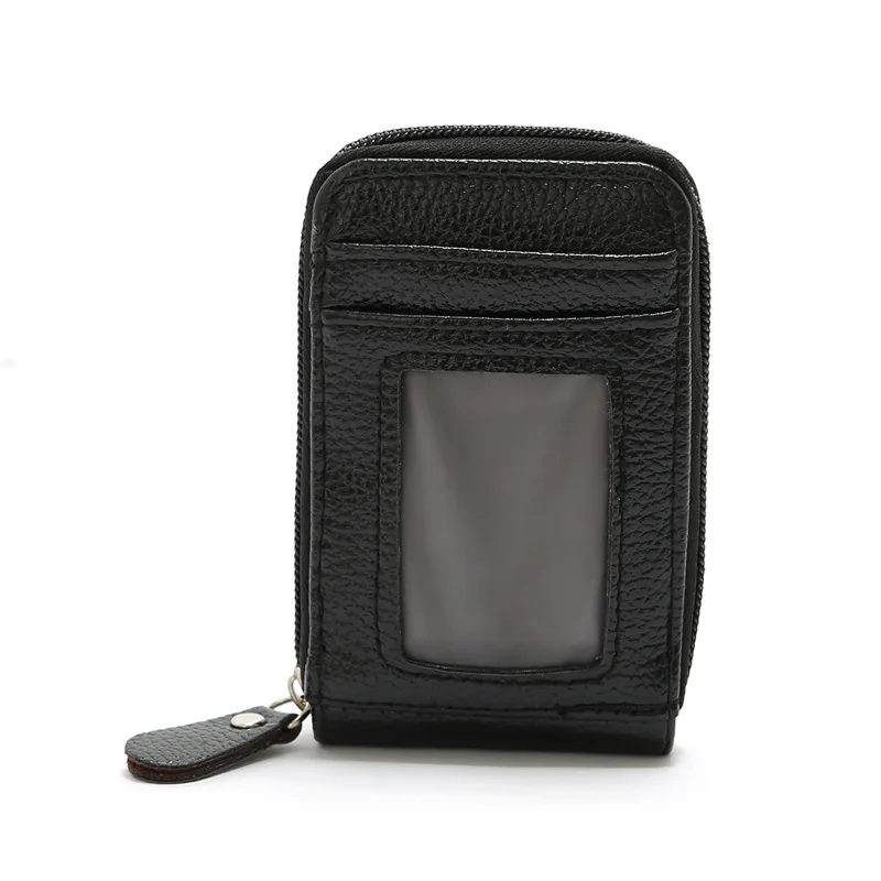 HOT SALE Men's Wallet Leather Credit Card Holder RFID Blocking Zipper Pocket NewWomen's Short Card Pack Oil Leather
HOT SALE Men's Wallet Leather Credit Card Holder RFID Blocking Zipper Pocket NewWomen's Short Card Pack Oil Leather