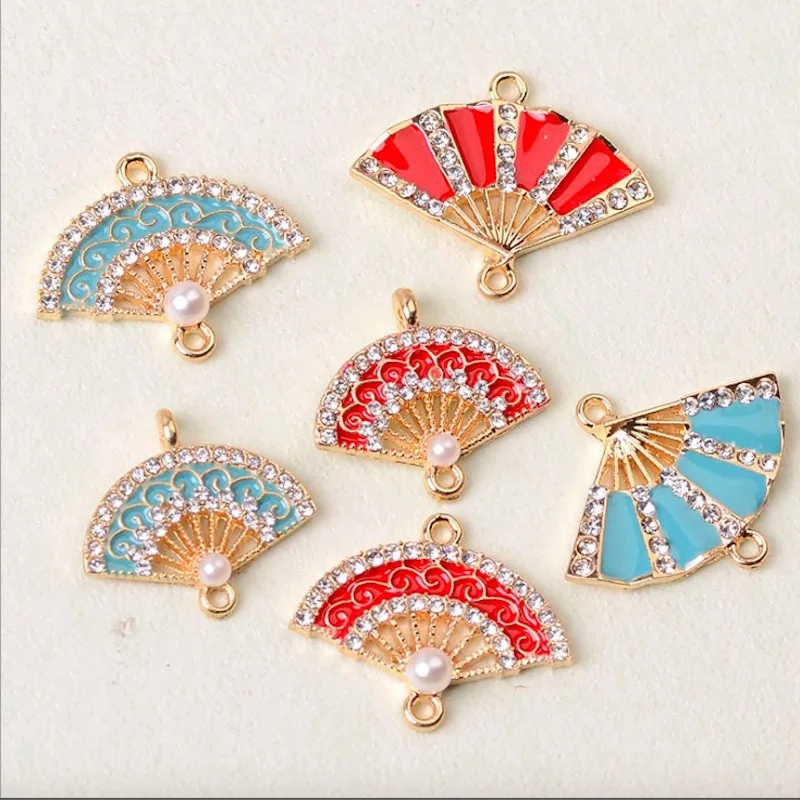 20pcs Folding fan Alloy Jewelry Decoration Enamel Charm DIY hair bowknot Flower Accessory
20pcs Folding fan Alloy Jewelry Decoration Enamel Charm DIY hair bowknot Flower Accessory