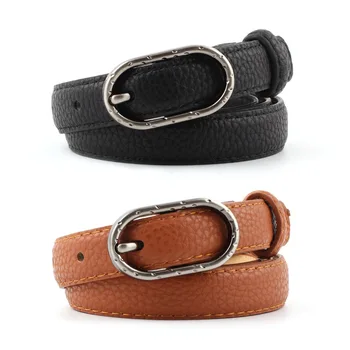 New Thin Belt PU Belt Woman Bronze Oval Deduction Dresses Jeans Accessories cinturones para mujer 
New Thin Belt PU Belt Woman Bronze Oval Deduction Dresses Jeans Accessories cinturones para mujer